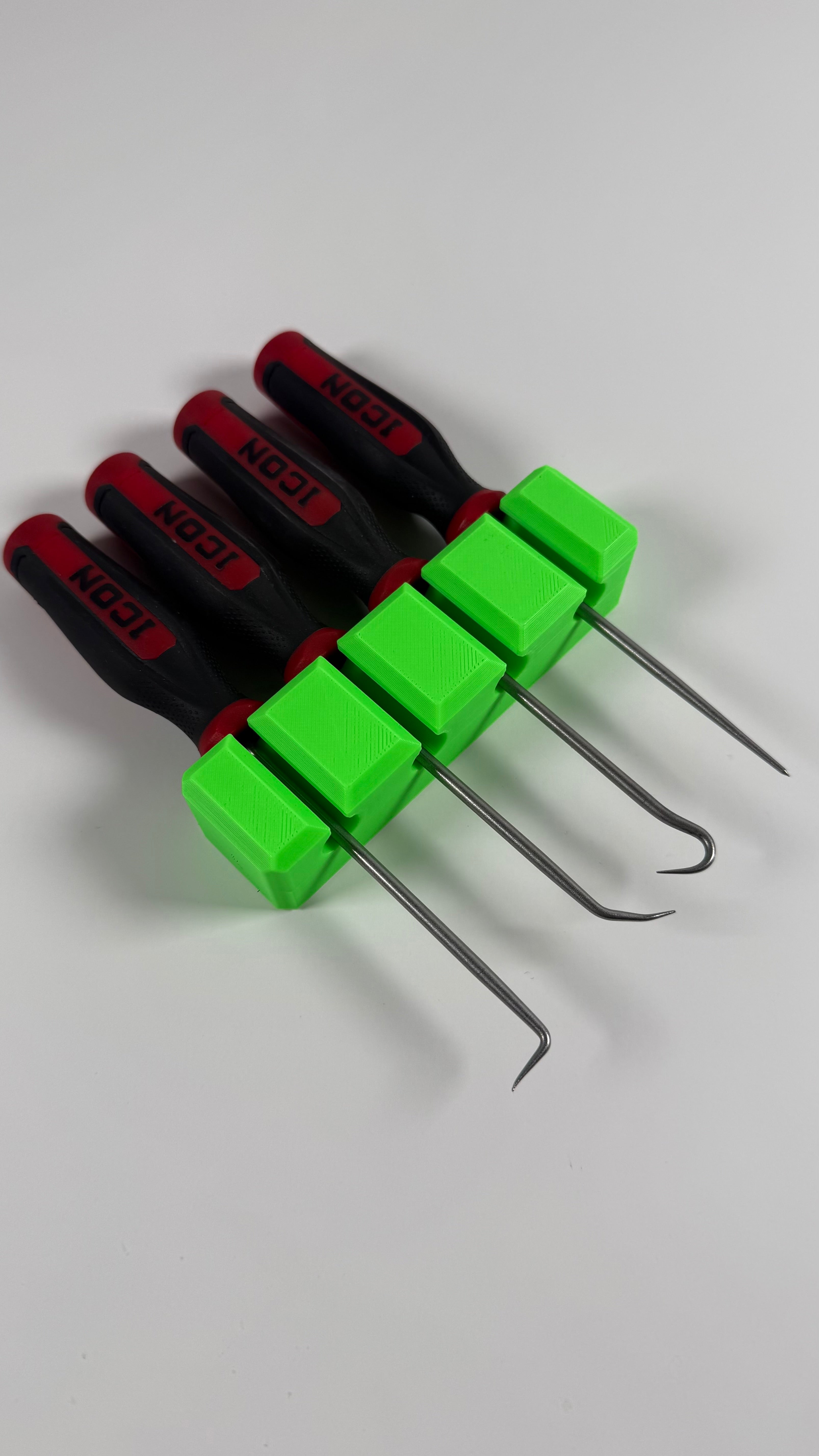 Magnetic Seal Pick Organizer | 3D Printed Tool Holder | Fits 4 Seal Picks