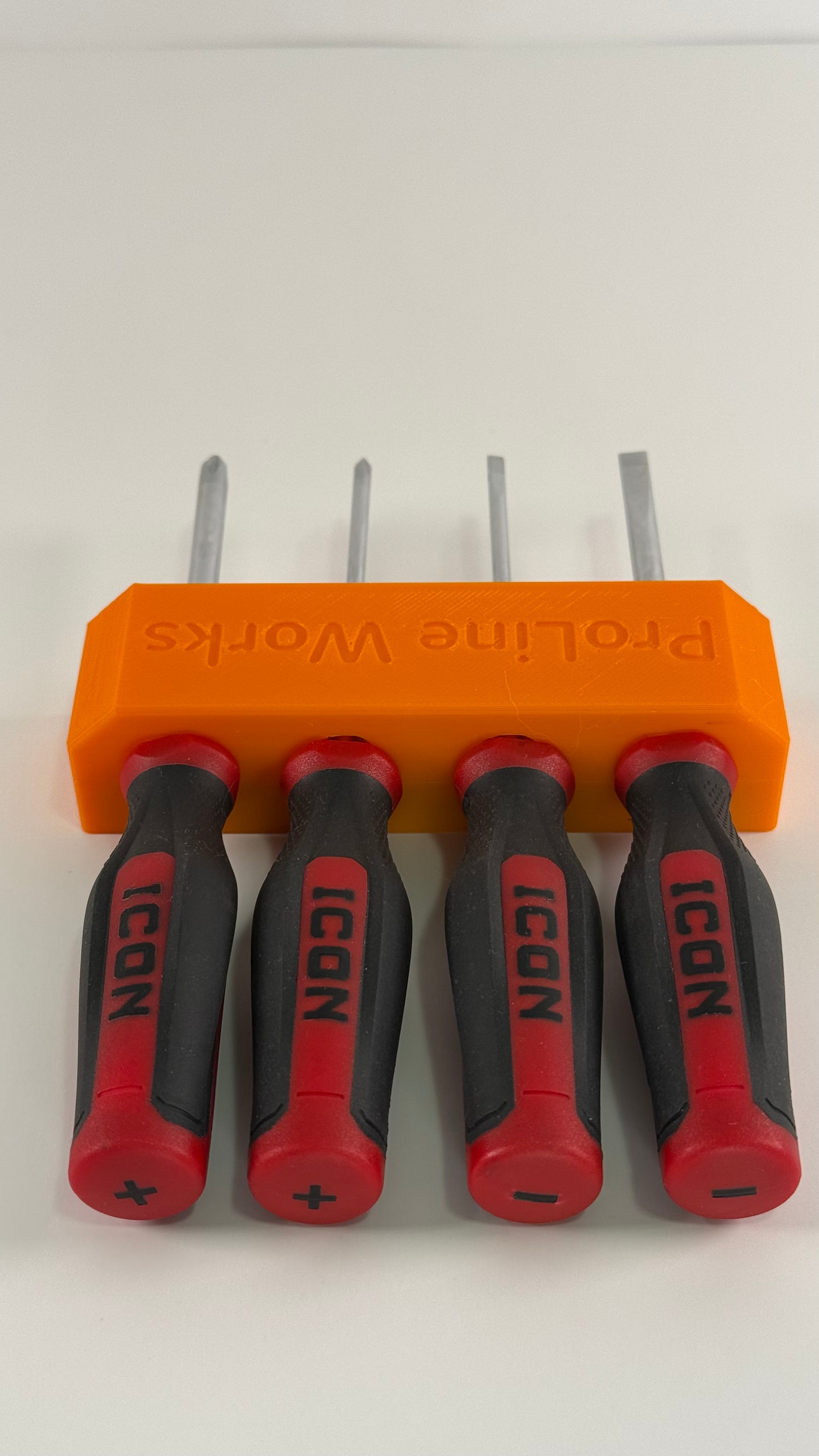 ICON Mini Torx & Screwdriver Organizer | Magnetic 3D Printed Tool Holder)