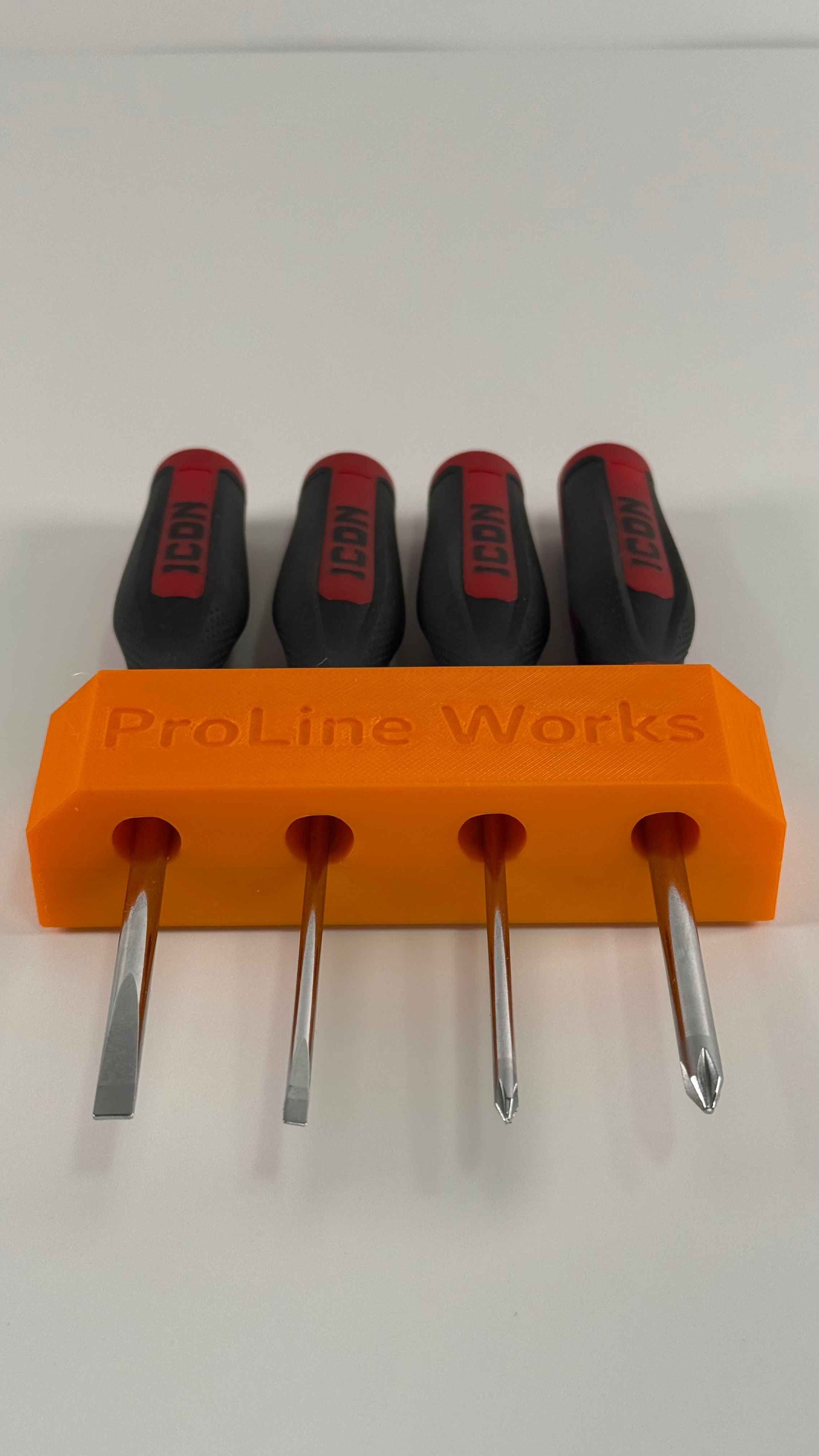 ICON Mini Torx & Screwdriver Organizer | Magnetic 3D Printed Tool Holder)