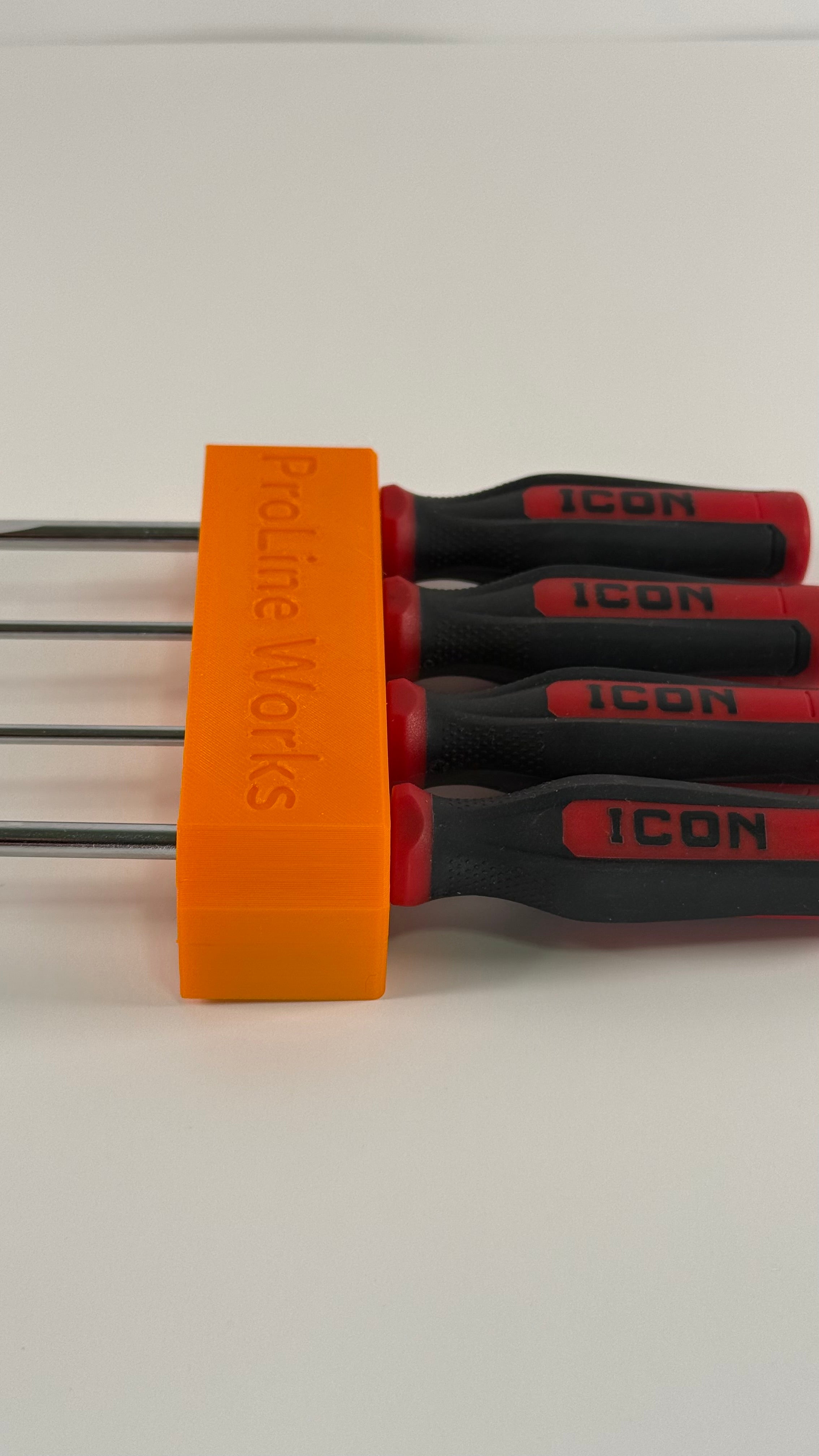 ICON Mini Torx & Screwdriver Organizer | Magnetic 3D Printed Tool Holder)