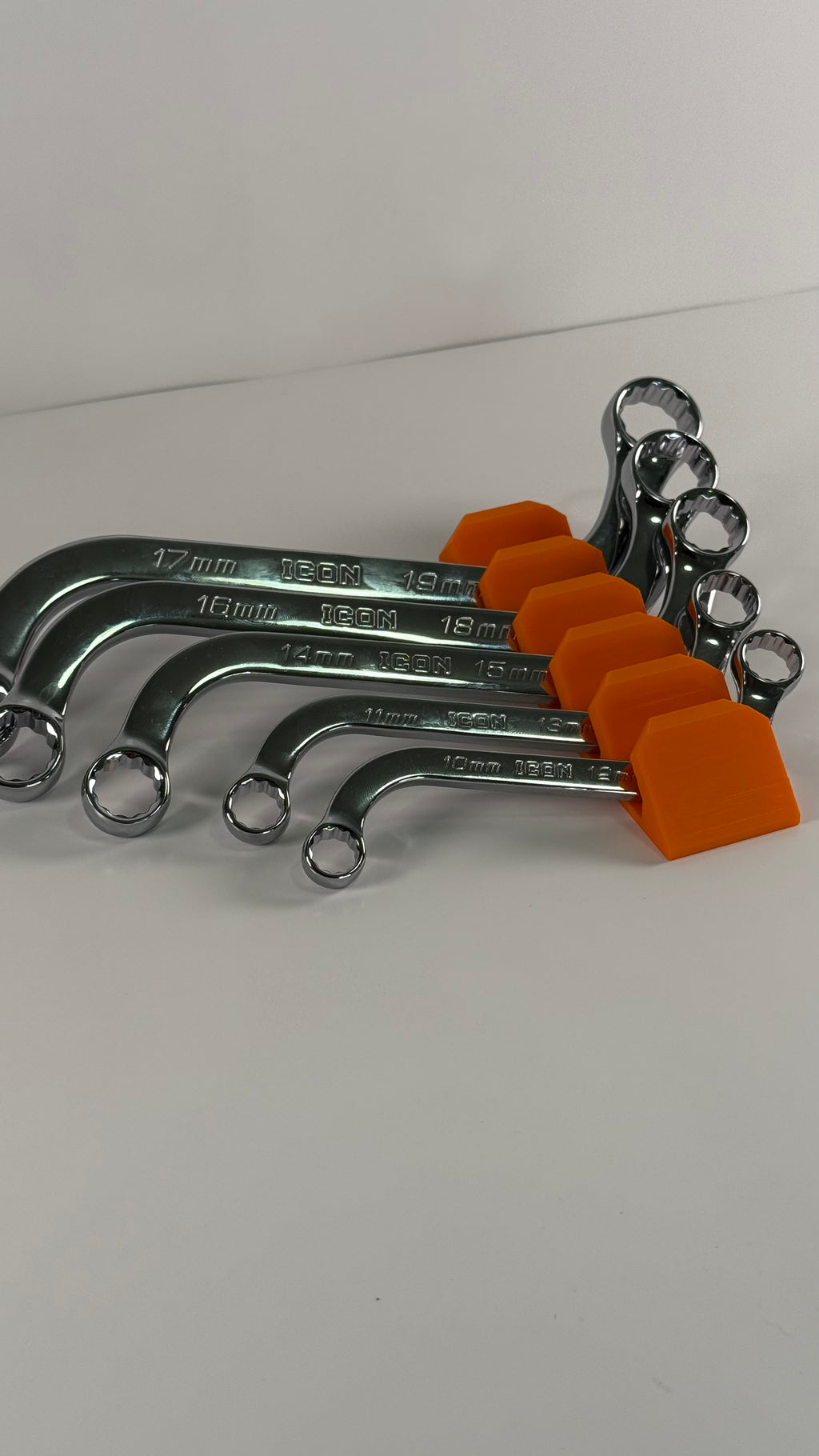 Magnetic S-Wrench Organizer for ICON 5-Piece Sets – SAE or Metric