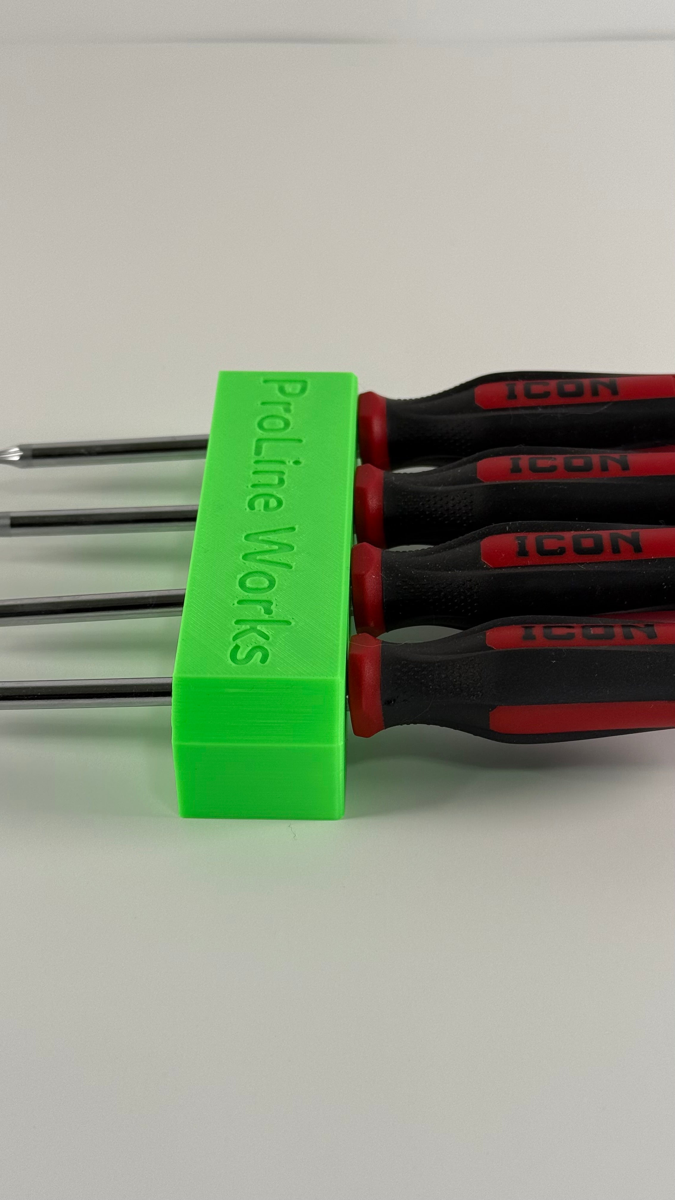 ICON Mini Torx & Screwdriver Organizer | Magnetic 3D Printed Tool Holder)
