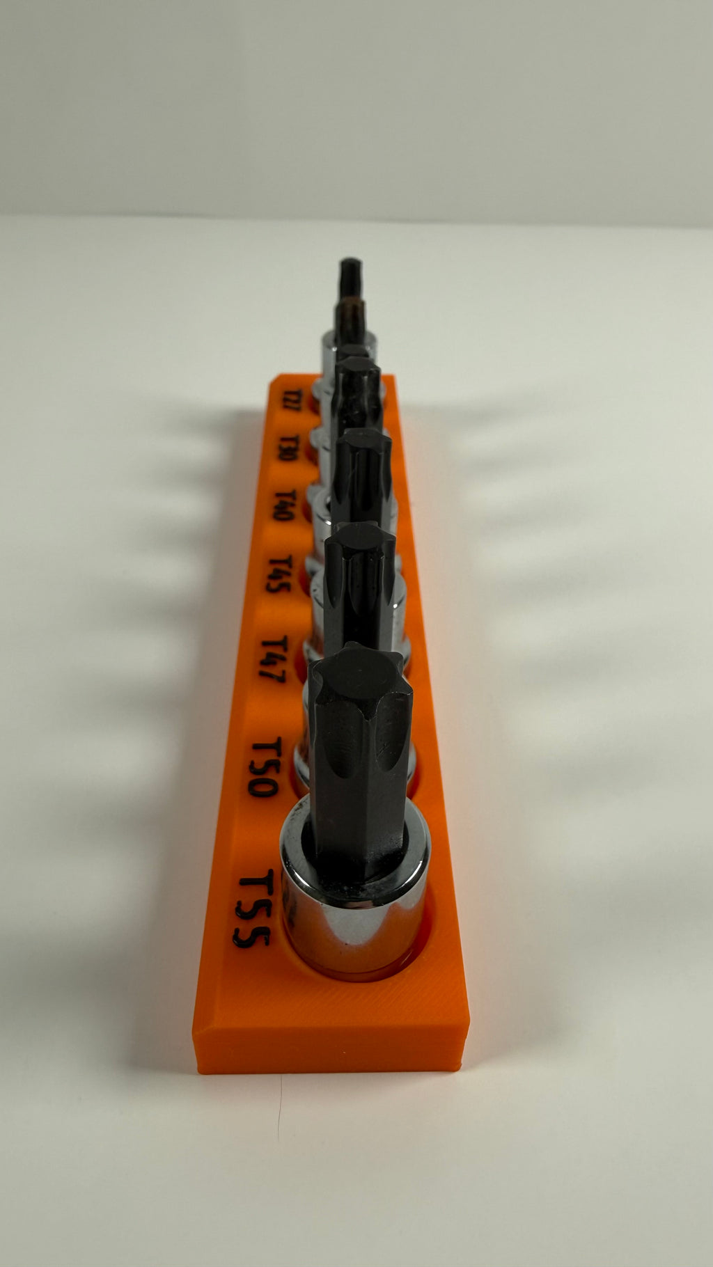 ICON 3/8" Torx Socket Organizer | Magnetic 3D Printed Tool Holder | 7-Slot Design