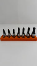 ICON 3/8" Torx Socket Organizer | Magnetic 3D Printed Tool Holder | 7-Slot Design