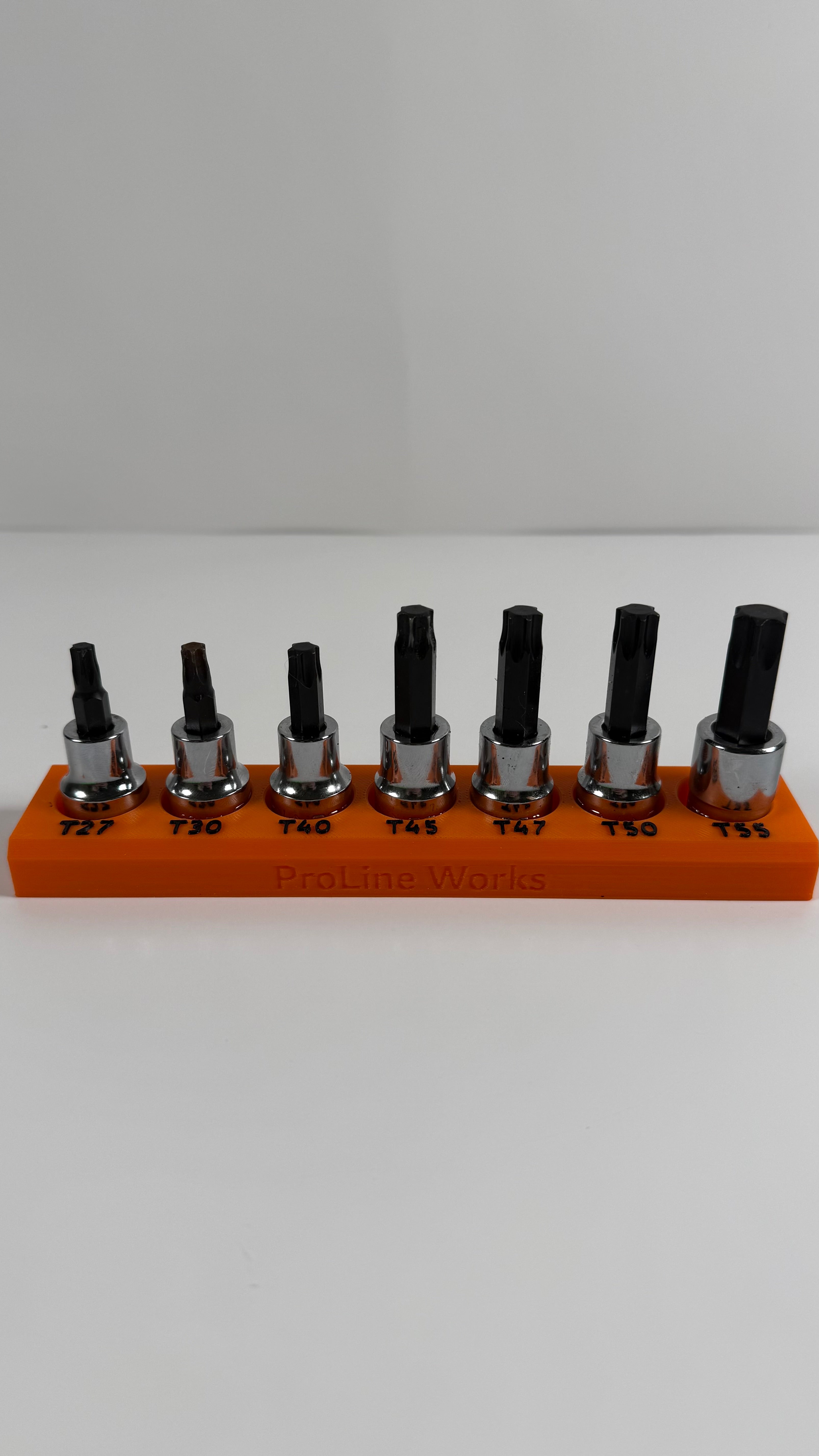 ICON 3/8" Torx Socket Organizer | Magnetic 3D Printed Tool Holder | 7-Slot Design
