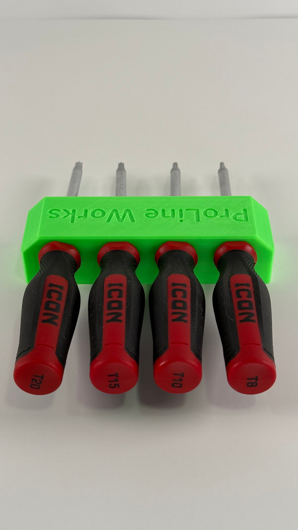 ICON Mini Torx & Screwdriver Organizer | Magnetic 3D Printed Tool Holder)