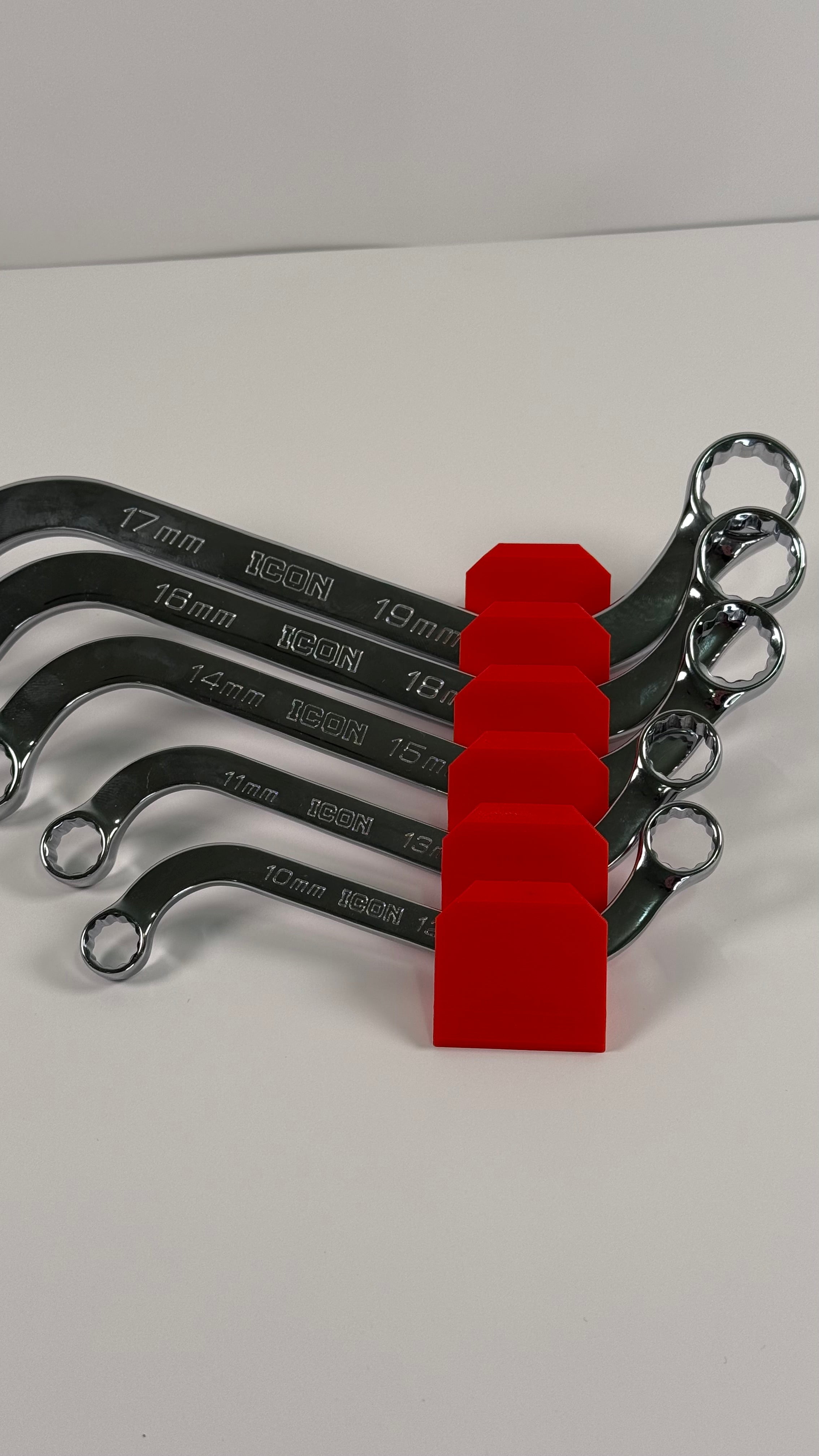Magnetic S-Wrench Organizer for ICON 5-Piece Sets – SAE or Metric