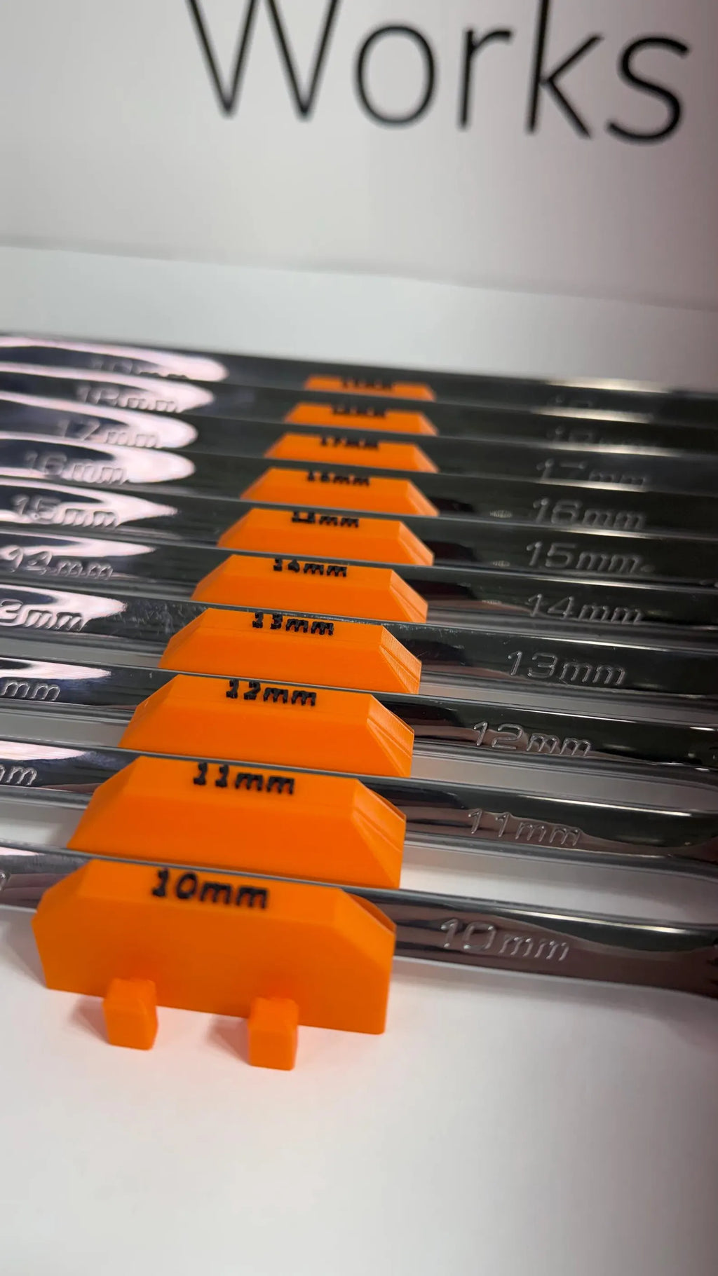 Magnetic Modular Wrench Organizer – SAE or Metric | Custom Color Options