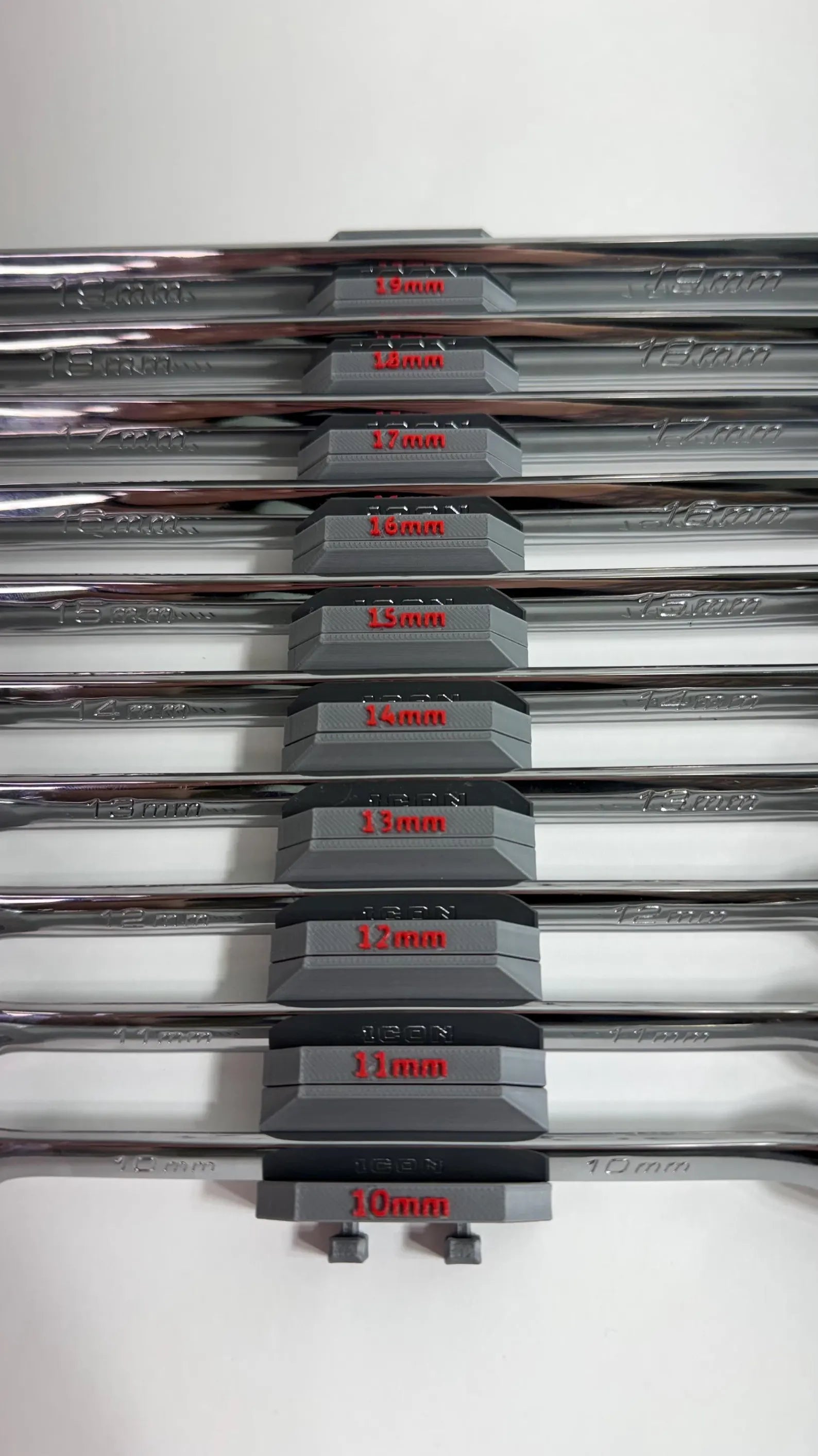 Magnetic Modular Wrench Organizer – SAE or Metric | Custom Color Options