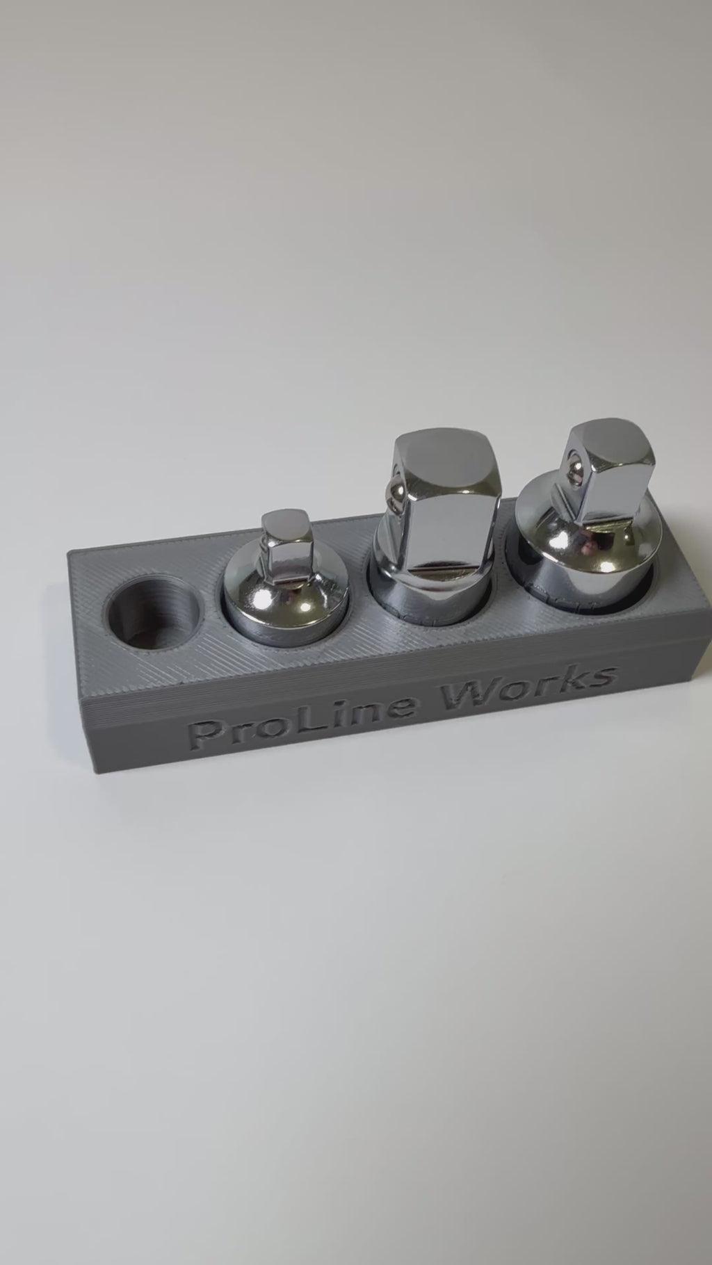 ICON Socket Adapter Organizer | Magnetic 3D Printed Tool Holder | Rare Earth Magnets