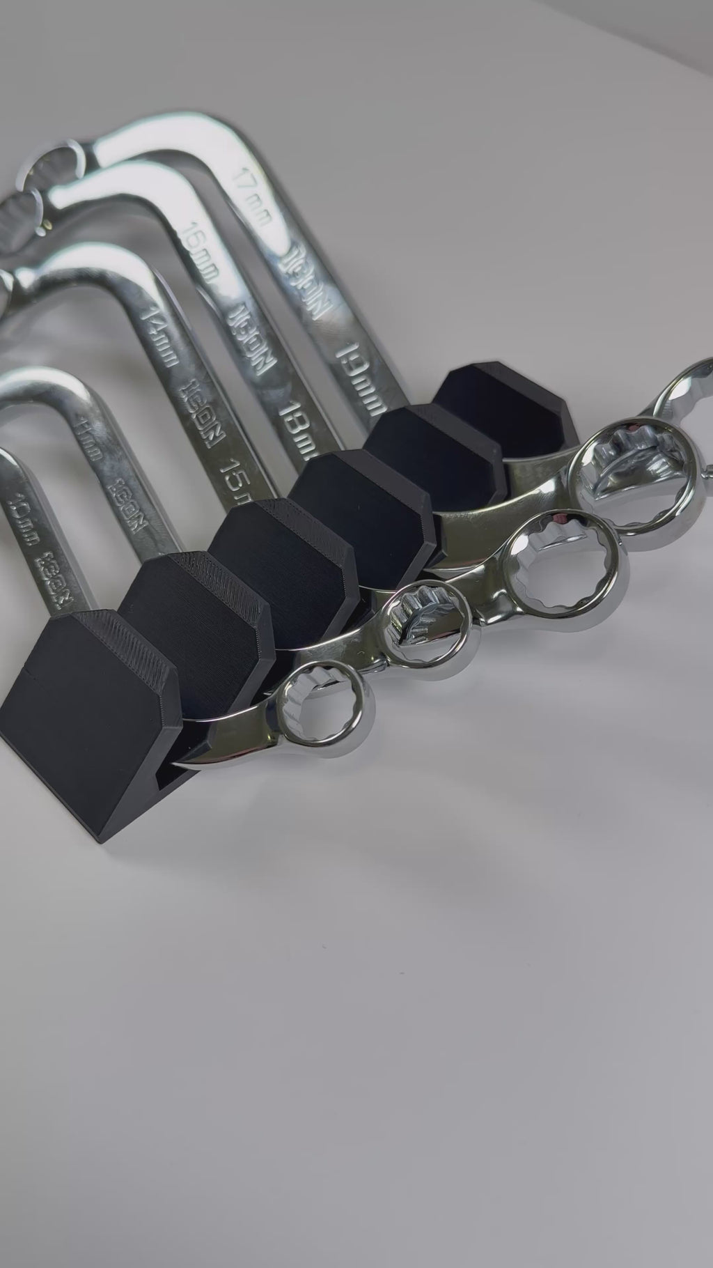 Magnetic S-Wrench Organizer for ICON 5-Piece Sets – SAE or Metric