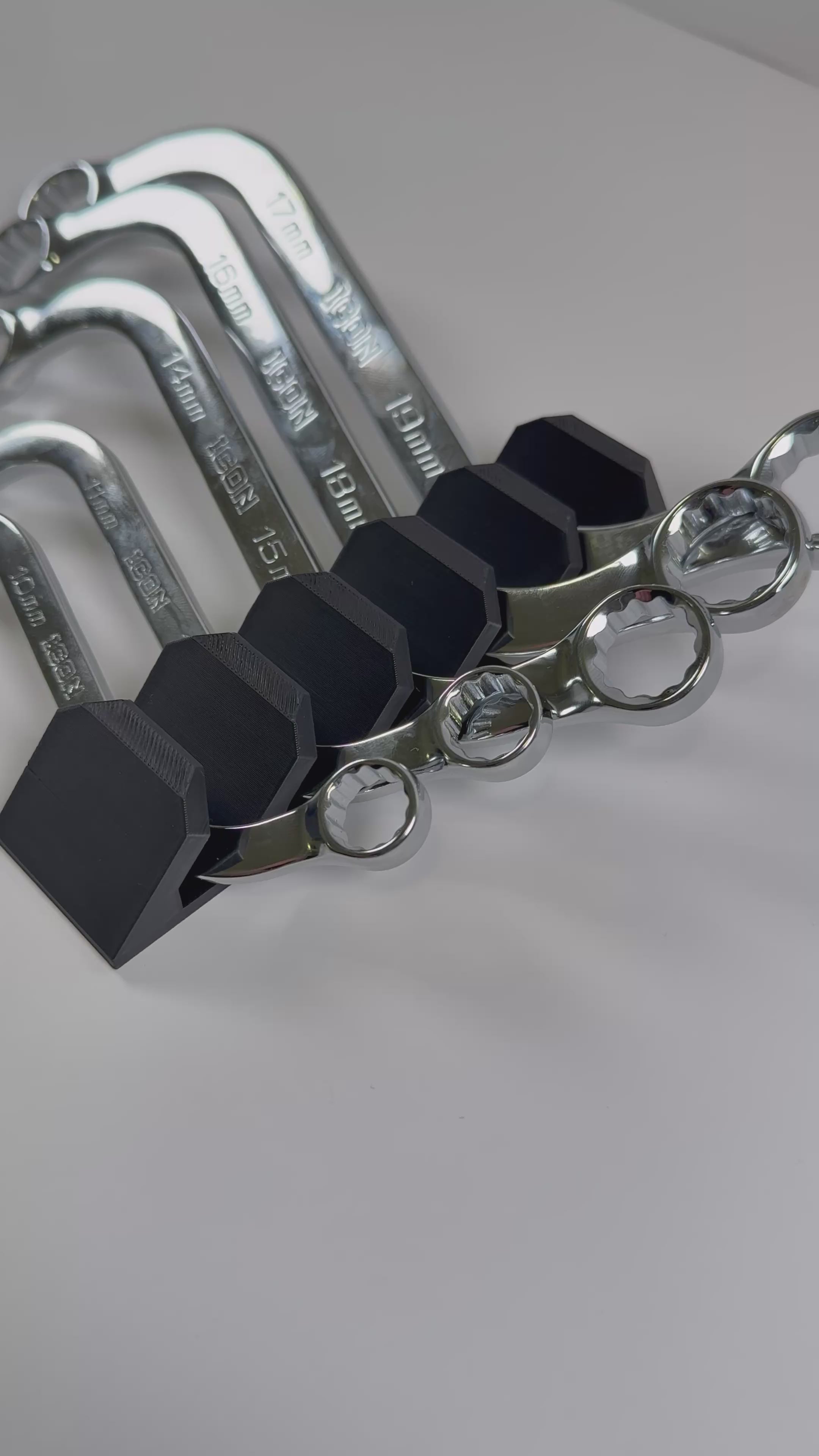 Magnetic S-Wrench Organizer for ICON 5-Piece Sets – SAE or Metric