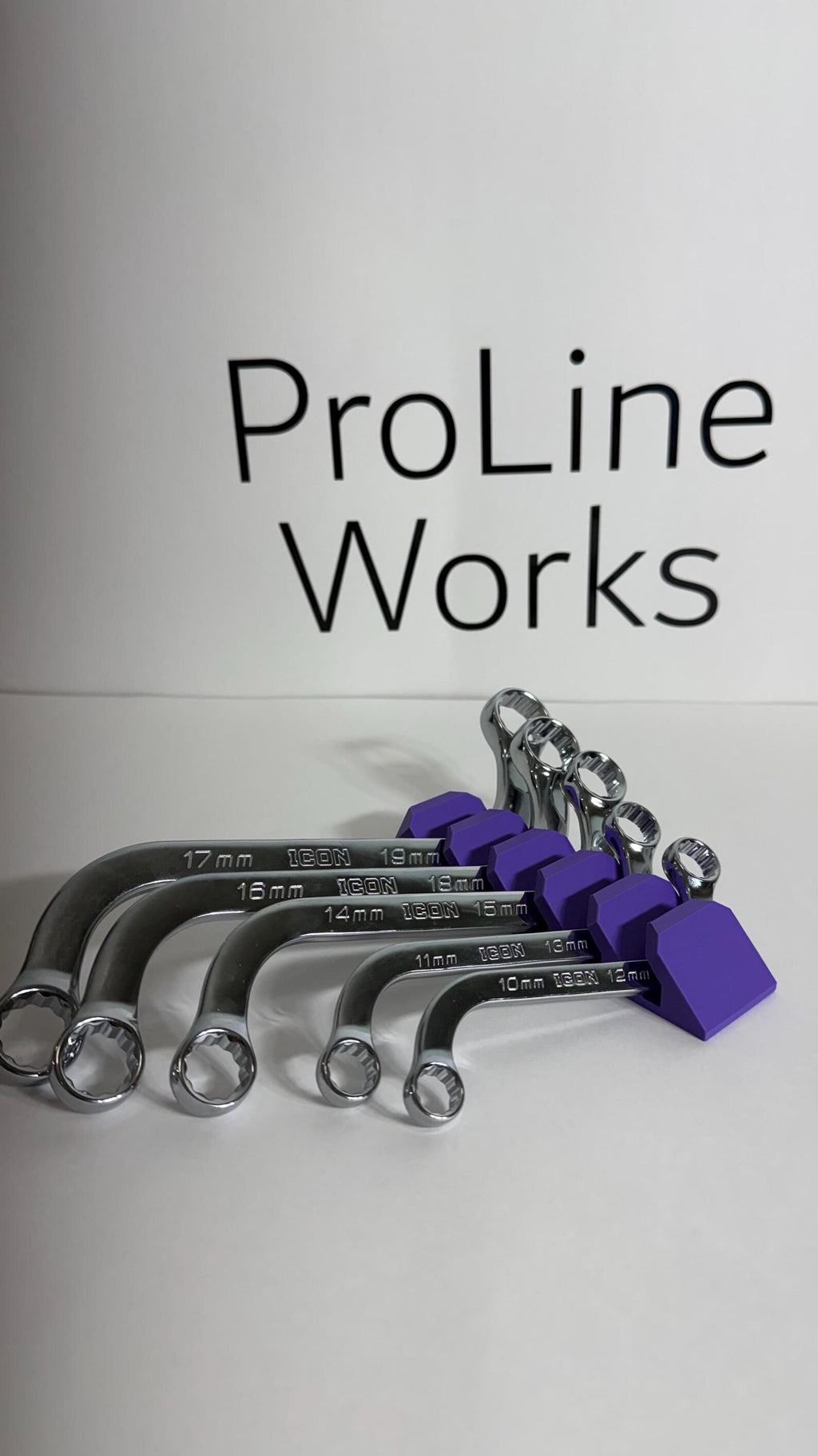 Magnetic S-Wrench Organizer for ICON 5-Piece Sets – SAE or Metric