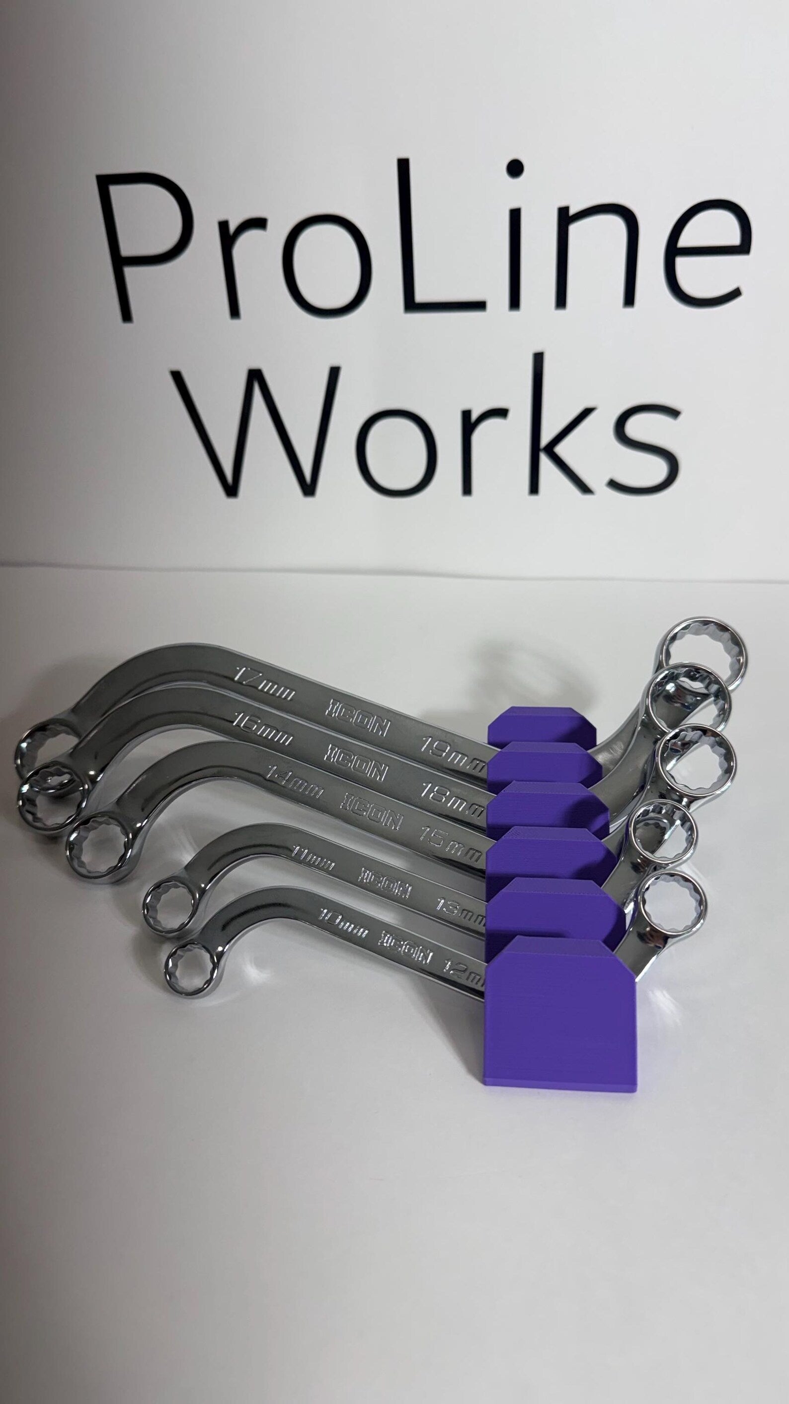 Magnetic S-Wrench Organizer for ICON 5-Piece Sets – SAE or Metric