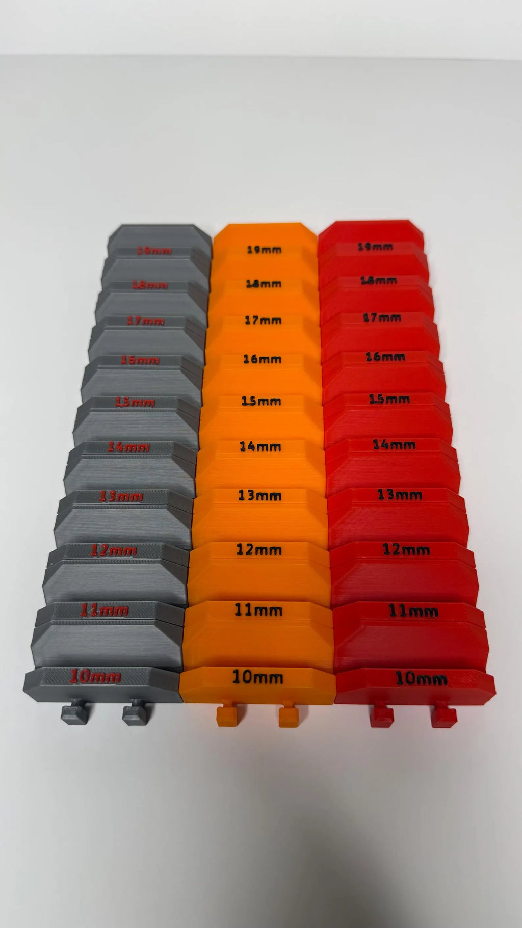 Magnetic Modular Wrench Organizer – SAE or Metric | Custom Color Options