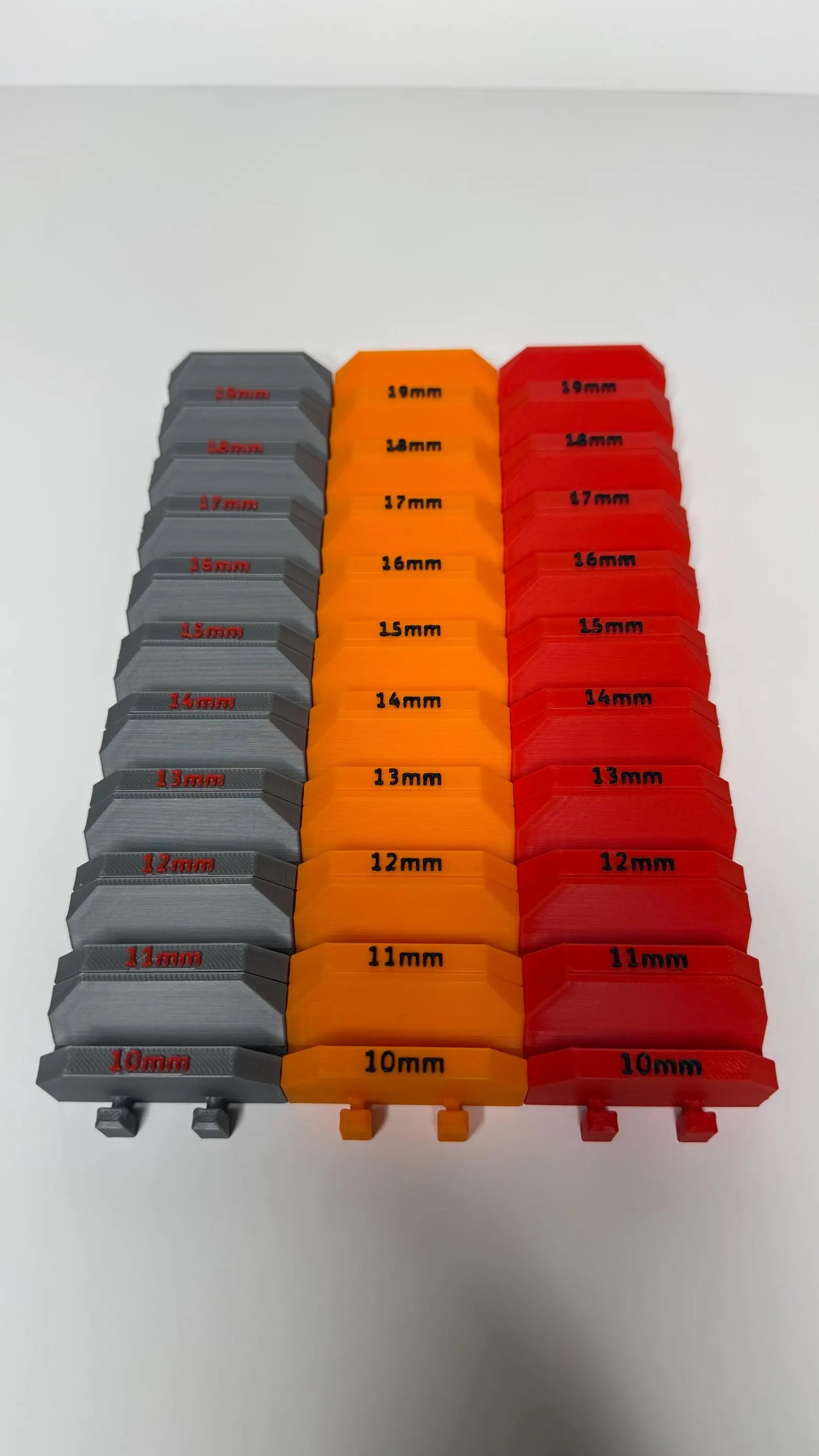Magnetic Modular Wrench Organizer – SAE or Metric | Custom Color Options
